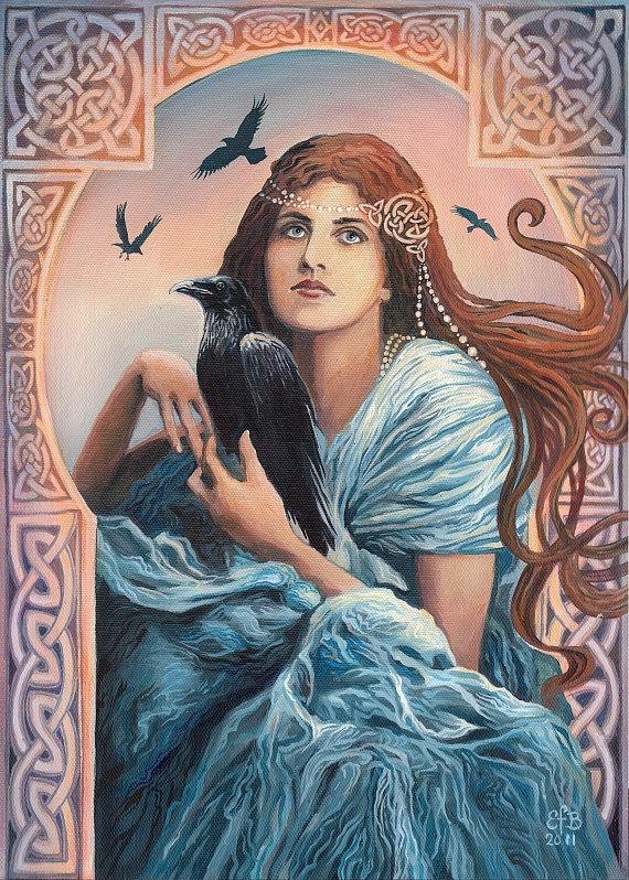 Days 7-9 – The Morrigan – Chrysalis Tarot